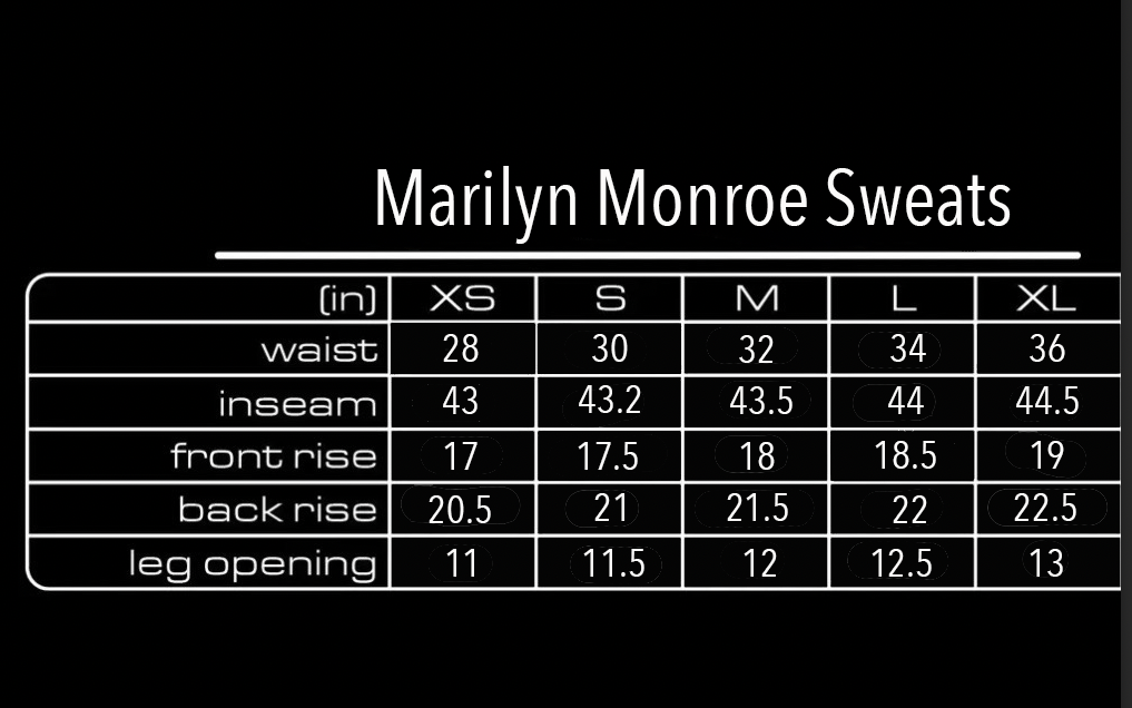 Marilyn Monroe Sweats